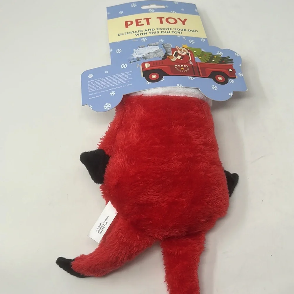 Santa Claus Christmas Squeaky Pet Dog Toy